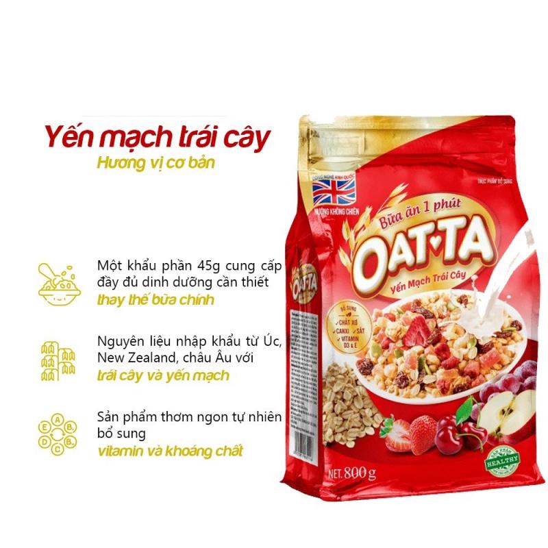 Ngũ cốc yến mạch trái cây Oatta