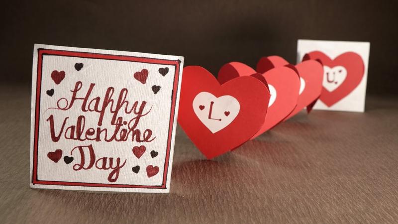 Thiệp Valentine tình yêu