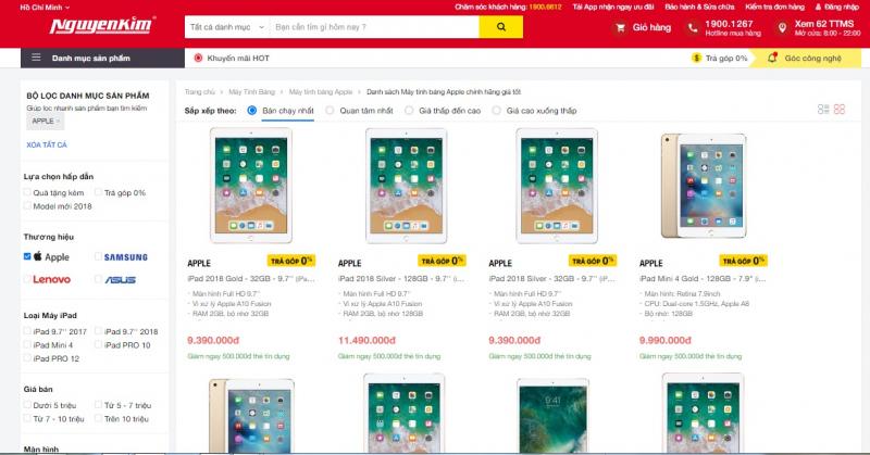 Địa chỉ mua IPAD uy tín, chất lượng nhất tại TP Hồ Chí Minh