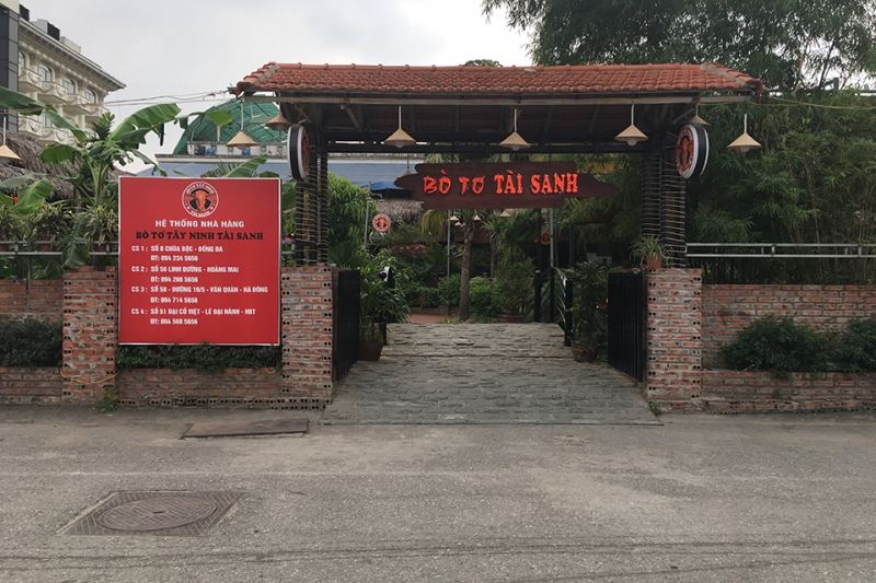 Nhà Hàng Bò Tơ Tây Ninh Tài Sinh - Chùa Bộc