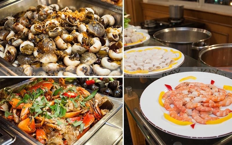 The dishes of Buffet Level 9 restaurant always make diners admire