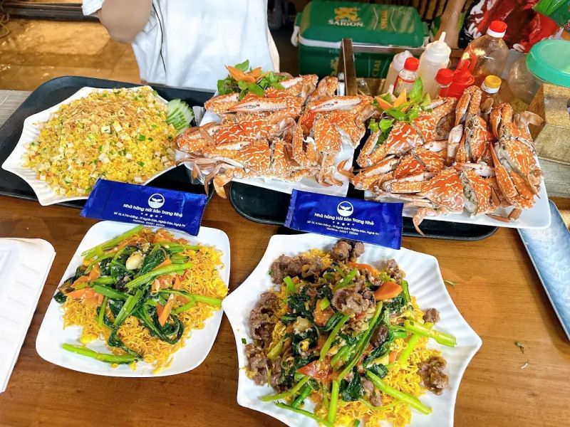 Hải sản Trang Nhè tươi ngon giữa Nghĩa Đàn