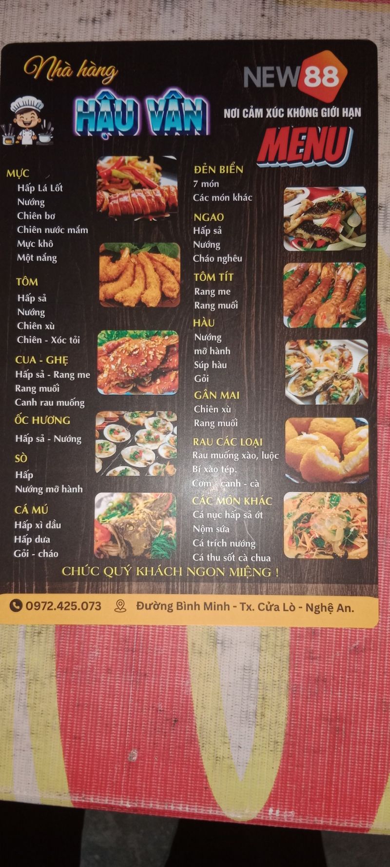 Nhà Hàng Hậu Vân