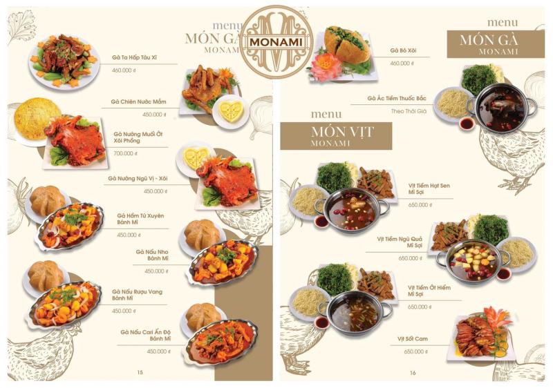 Đến với nhà hàng MonAmi các bạn sẽ được thưởng thức những gì được xem như tinh túy nhất của ẩm thực Âu , Á.