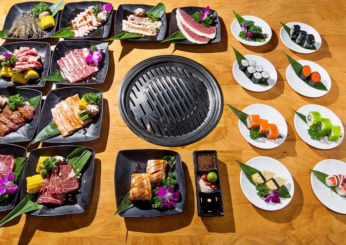 Các món ăn tại Osaka BBQ được đánh giá khá tốt, nhiều loại sốt độc đáo