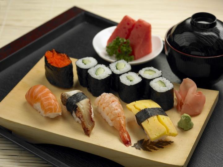 Một phần Sushi tại quán