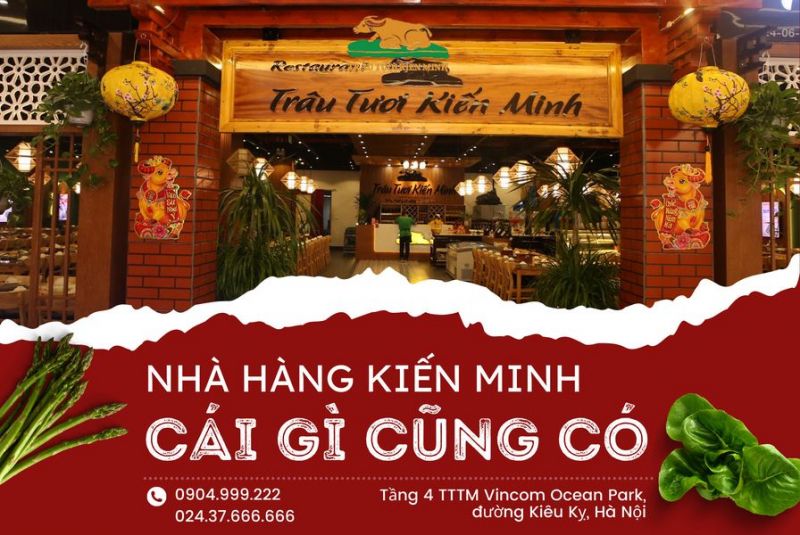 Nhà Hàng Trâu Tươi Kiến Minh