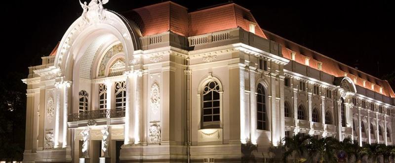 Ancient architecture of Ho Chi Minh City theater