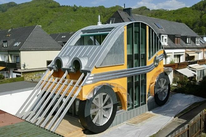 Nhà hình xe VW Beetle ở Áo