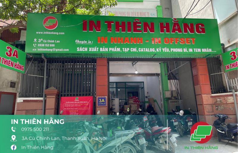 Nhà in Thiên Hằng