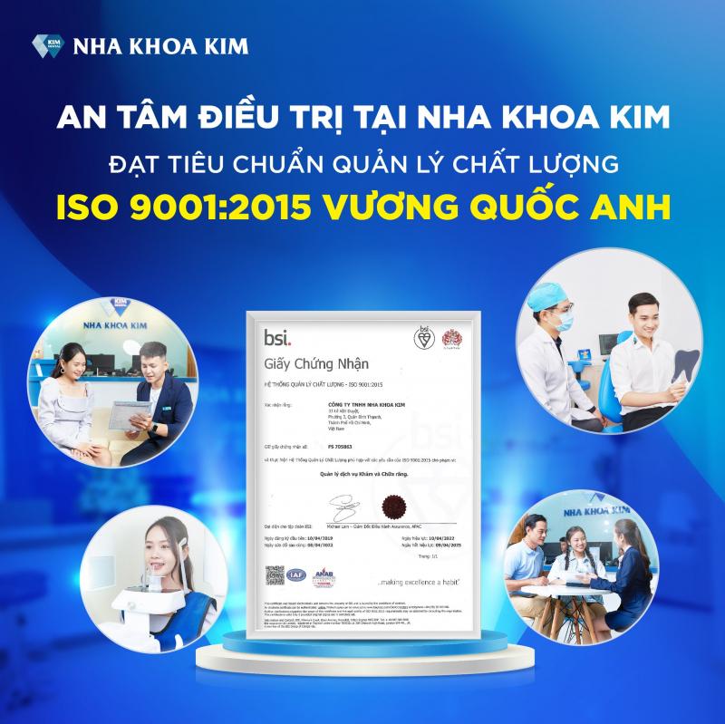 Nha khoa Kim có hơn 20 phòng khám trên toàn quốc