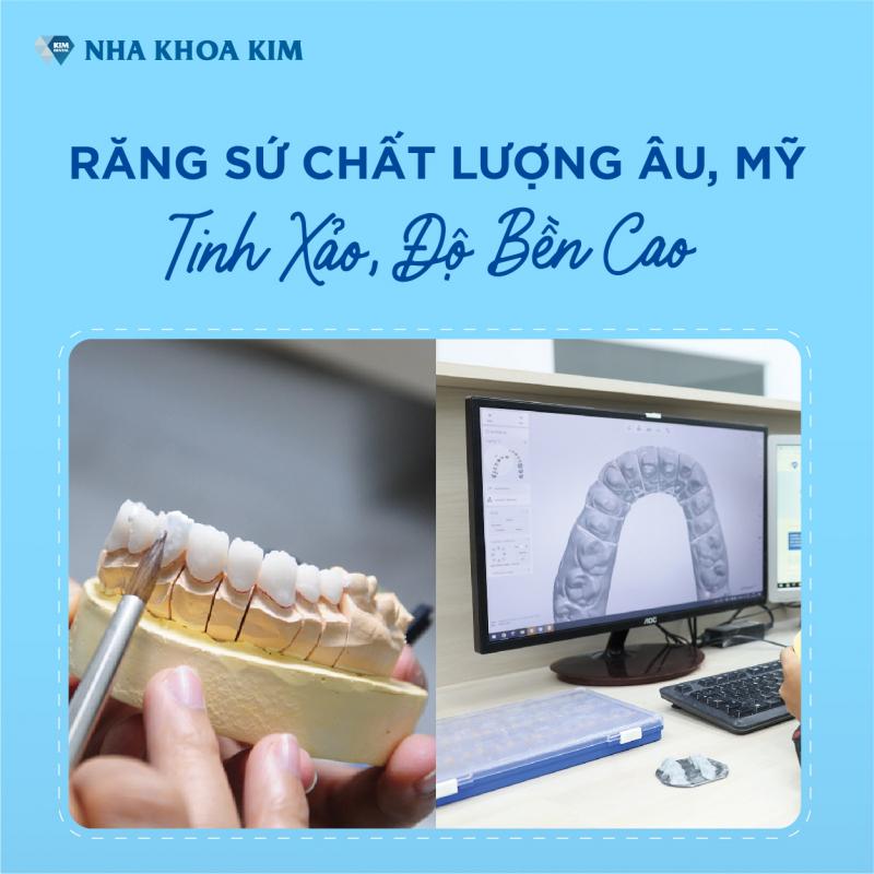 Nha khoa KIM là địa chỉ nha khoa uy tín hàng đầu trong việc thực hiện dịch vụ bọc răng sứ thẩm mỹ.