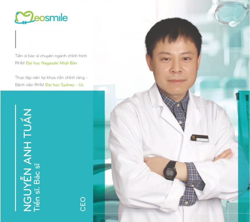 TS.BS. Nguyễn Anh Tuấn là Tiến sĩ Chỉnh nha tốt nghiệp tại Nhật Bản