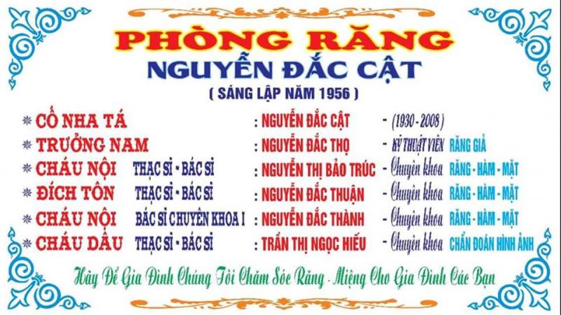 Đội ngũ bác sĩ giàu kinh nghiệm tại Nha khoa Nguyễn Đắc Cật - BS Đắc Thuận