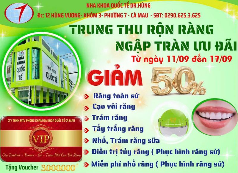 Nha khoa Quốc tế Cà Mau