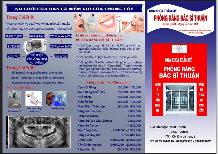 Nha khoa Thẩm Mỹ - Phòng Răng Bác Sĩ Thuận