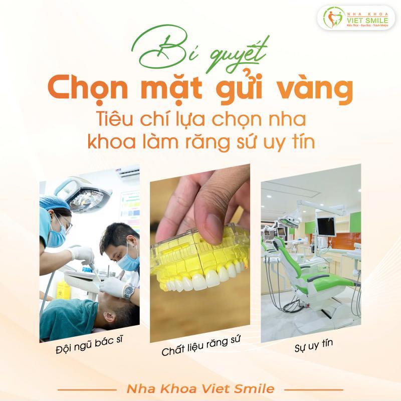 Nha khoa Việt Smile – Phòng khám răng uy tín hàng đầu tại Hà Nội
