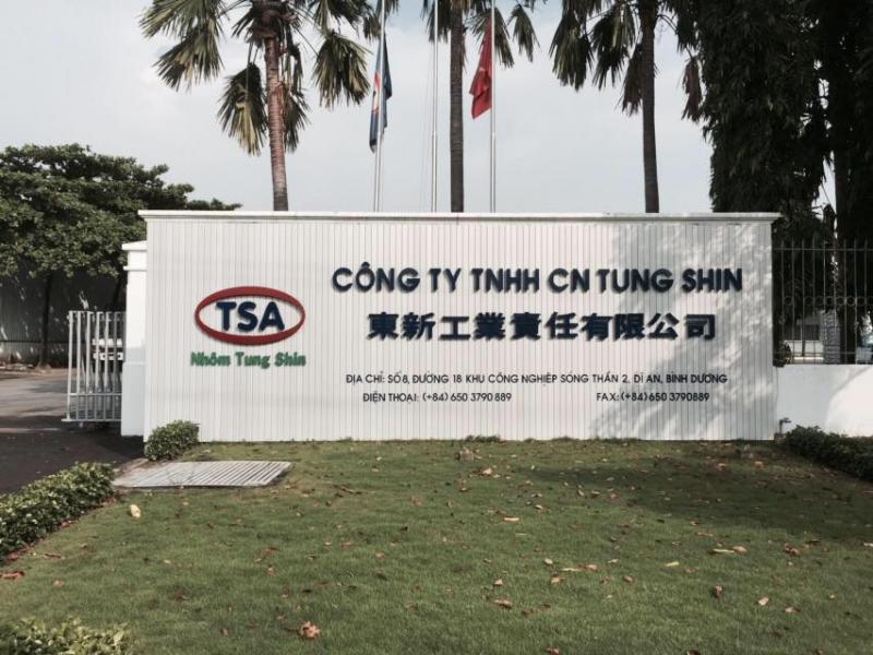 Nhà máy sản xuất nhôm thanh định hình Tungshin – Công ty TNHH Công nghiệp Tungshin
