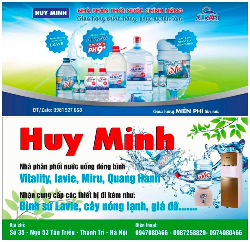 Nhà phân phối Nước uống Huy Minh