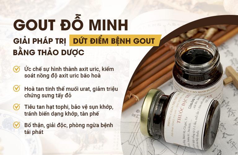 Bài thuốc Gout của nhà thuốc Đỗ Minh Đường