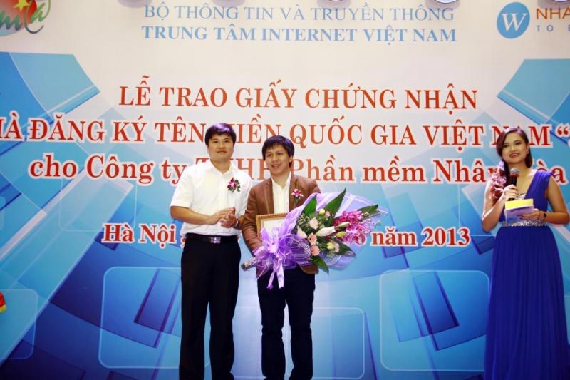 Nhân Hòa trở thành nhà đăng kí tên miền quốc gia