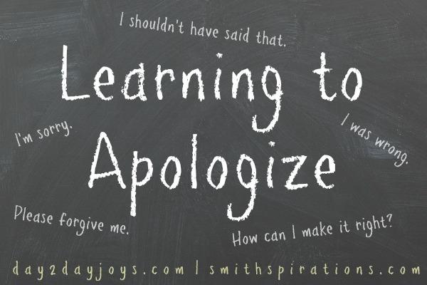 Nhận lỗi và xin lỗi khi bạn là người sai