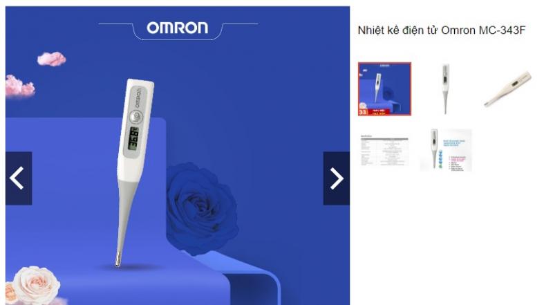 Nhiệt kế điện tử Omron MC-343F