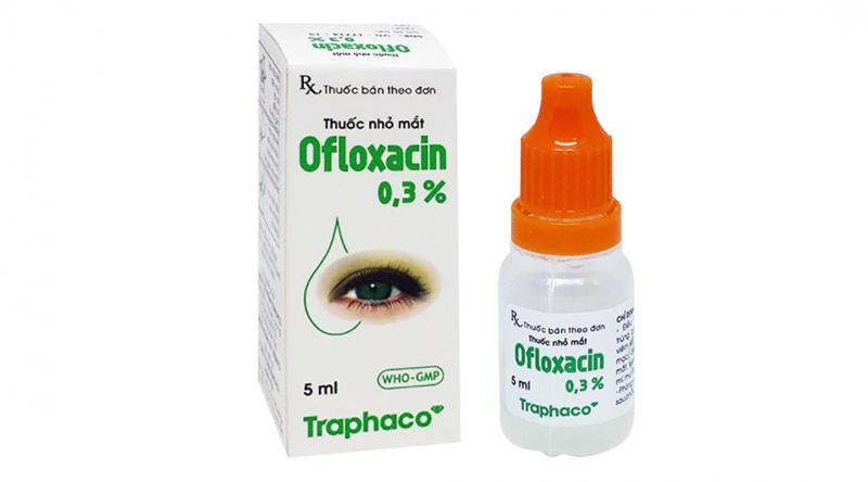 Nhỏ mắt Ofloxacin