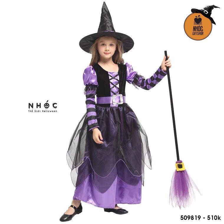 Đầm Halloween phù thủy