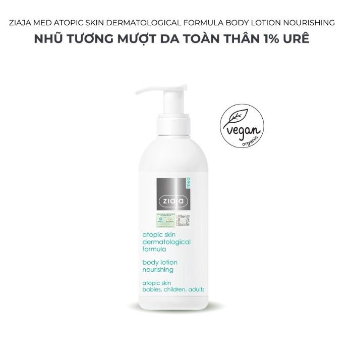 Nhũ tương Ziaja Med Atopic Skin Dermatological Formula Body Lotion Nourishing