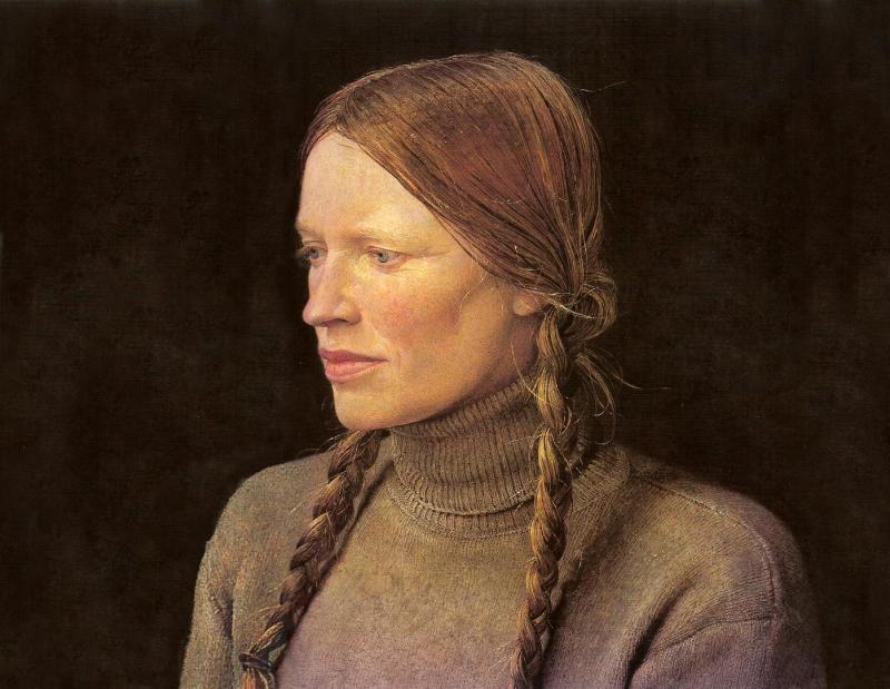 Một trong số những bức vẽ Helga của Andrew Wyeth