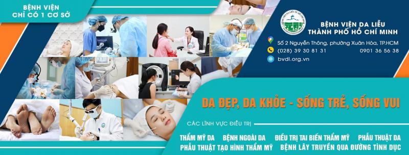 Khoa Thẩm mỹ da thuộc Bệnh viện Da liễu TPHCM – Trị mụn hiệu quả