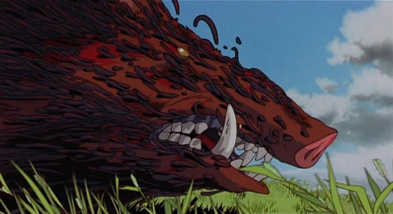 Chi tiết đầy ám ảnh trong phim hoạt hình Công chúa Mononoke