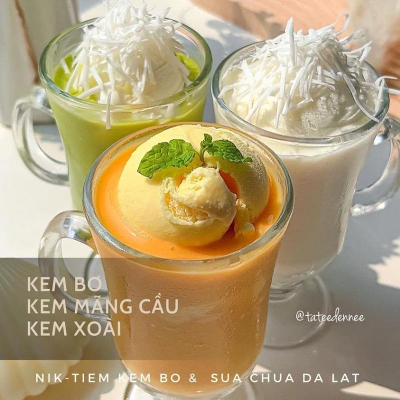 Nik - Tiệm kem bơ & Sữa chua Đà Lạt