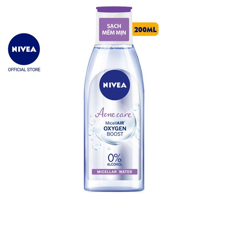 Nước tẩy trang Nivea cho da mụn Acne Care Makeup Clear Micellar Water