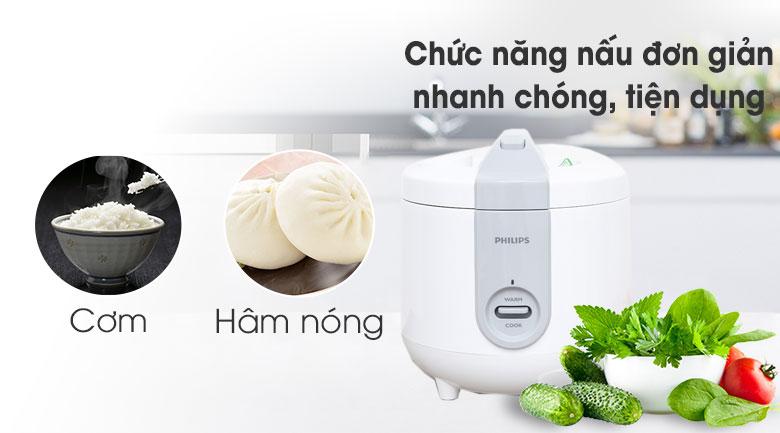 Nồi cơm điện nắp gài Philips HD3115