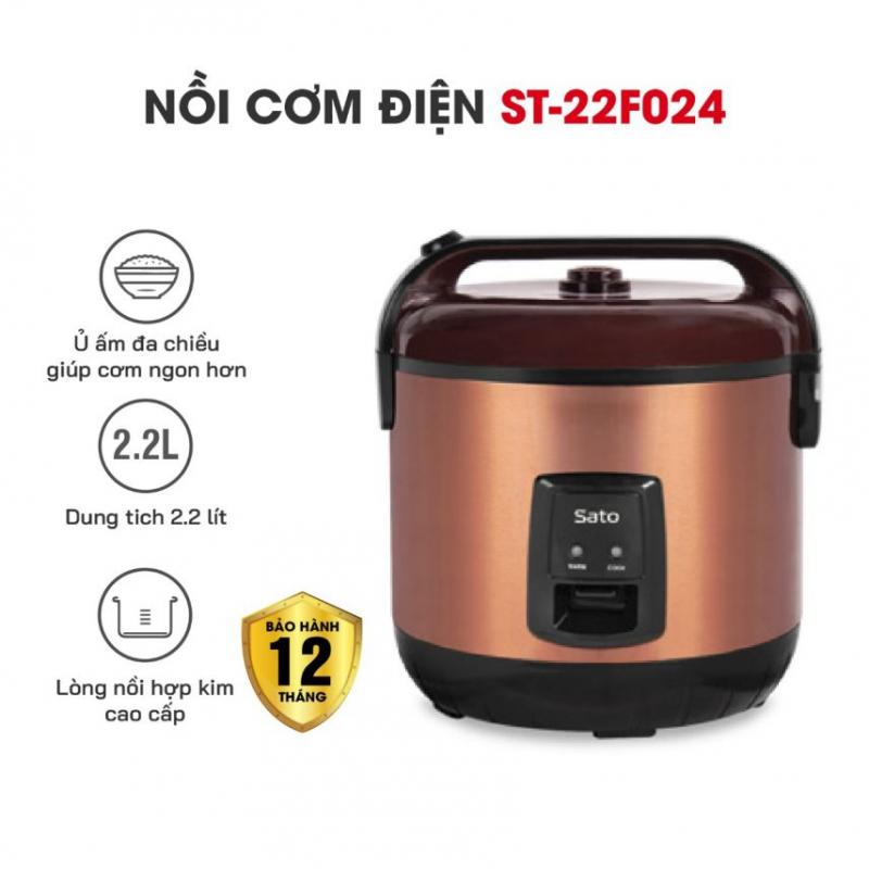 Nồi cơm điện Sato 22F024 2.2 Lít