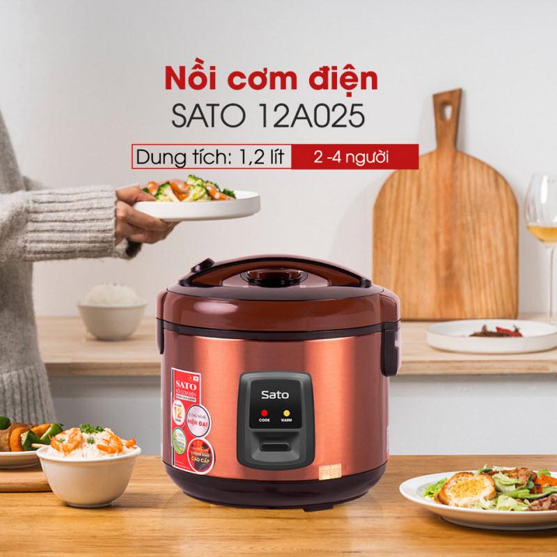 Nồi cơm điện Sato ST-12A025 1.2L