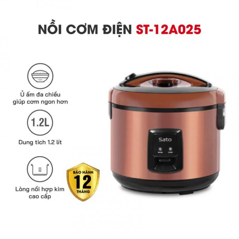 Nồi cơm điện Sato ST-12A025 1.2L