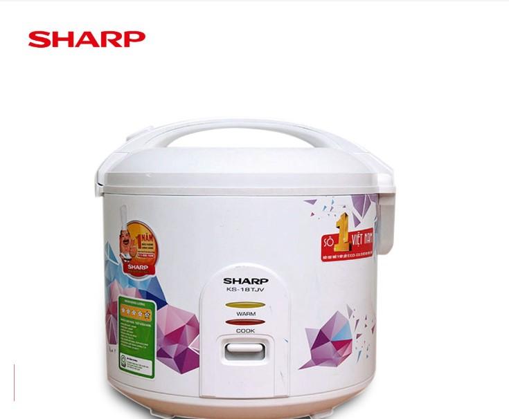 Nồi cơm điện Sharp 1.8 lít KS-18TJV