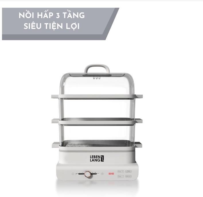 Nồi hấp điện đa năng Lebenlang LBEL5031