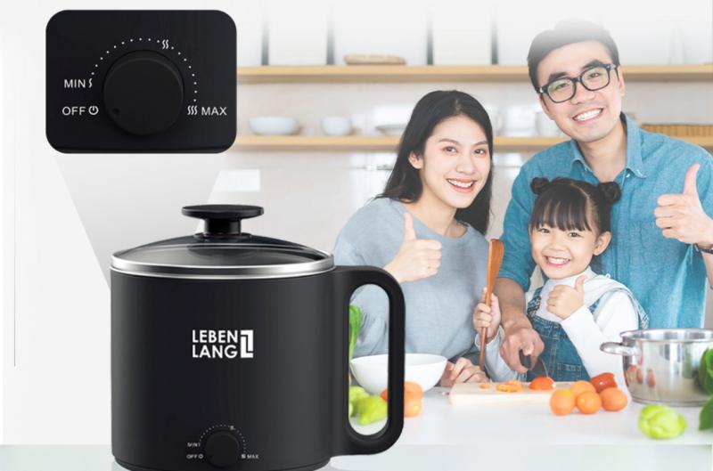 Nồi lẩu điện mini đa năng Lebenlang LBEC0808