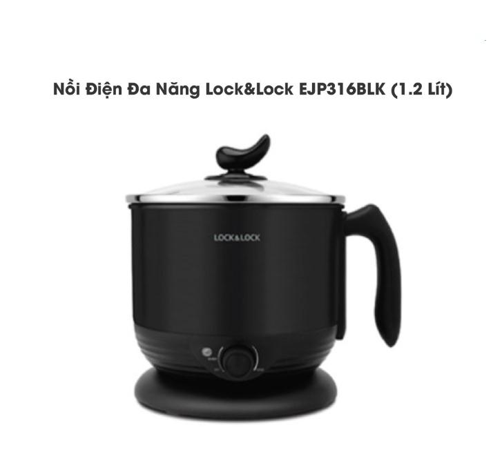 Nồi lẩu điện mini Lock&Lock Multi Pot EJP316BLK