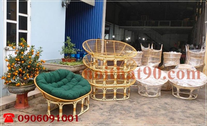 Nội thất mây nhựa 90