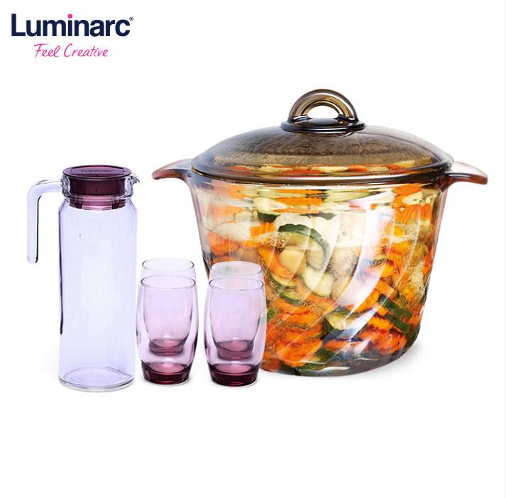 Nồi thuỷ tinh Luminarc Amberline Trianon 3.5L LUTRD2795