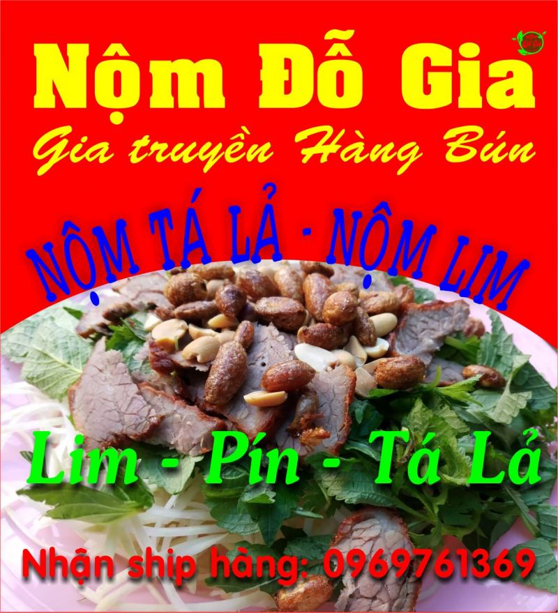 Nộm bò khô quán Nộm Lim