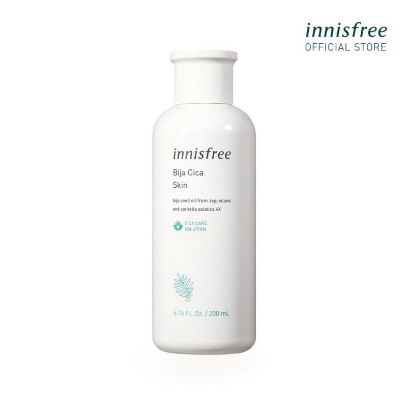 Nước cân bằng chăm sóc da mụn innisfree Bija Cica Skin