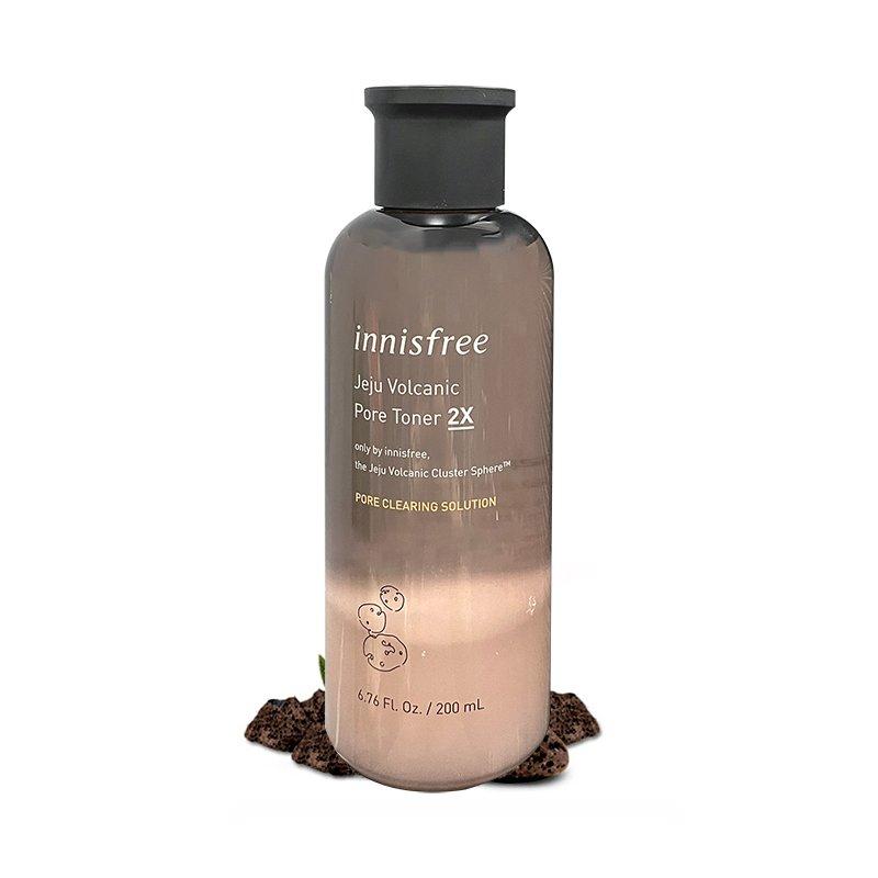 Nước cân bằng chăm sóc da từ tro núi lửa innisfree Jeju Volcanic Pore Toner 2X