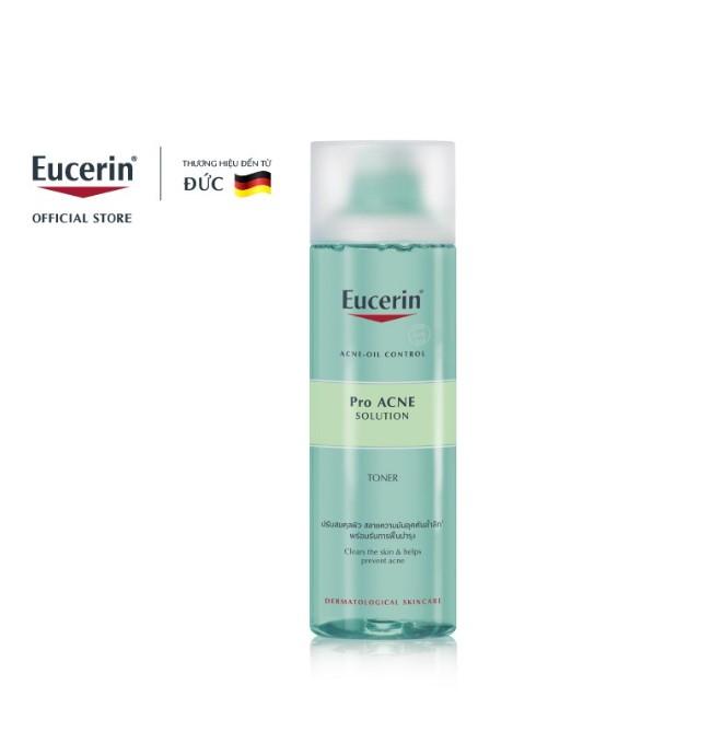 Nước cân bằng cho da nhờn mụn Eucerin Pro Acne Toner