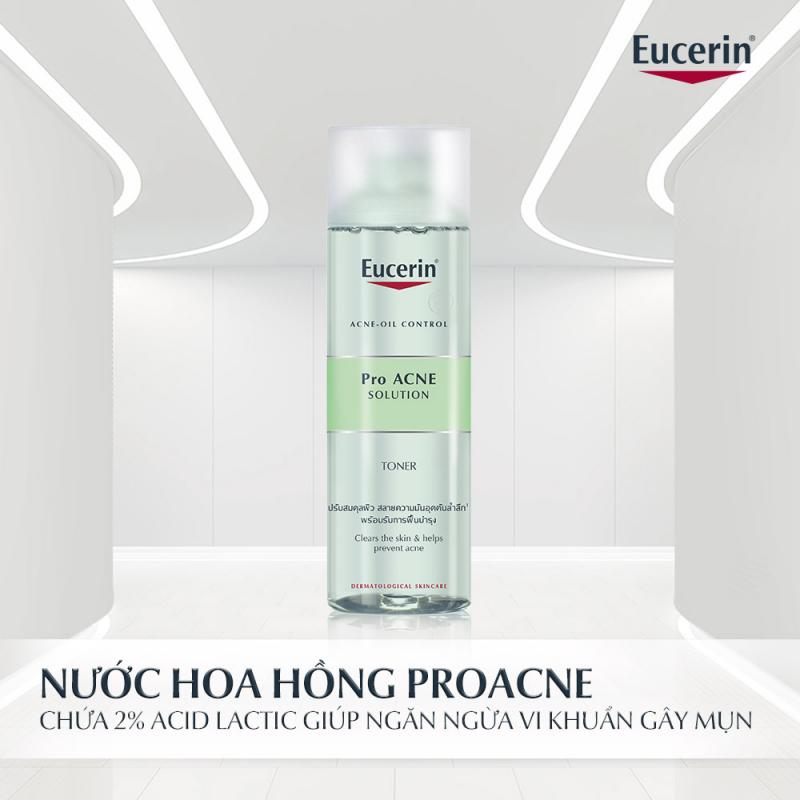 Nước cân bằng cho da nhờn mụn Eucerin Pro Acne Toner 200ml